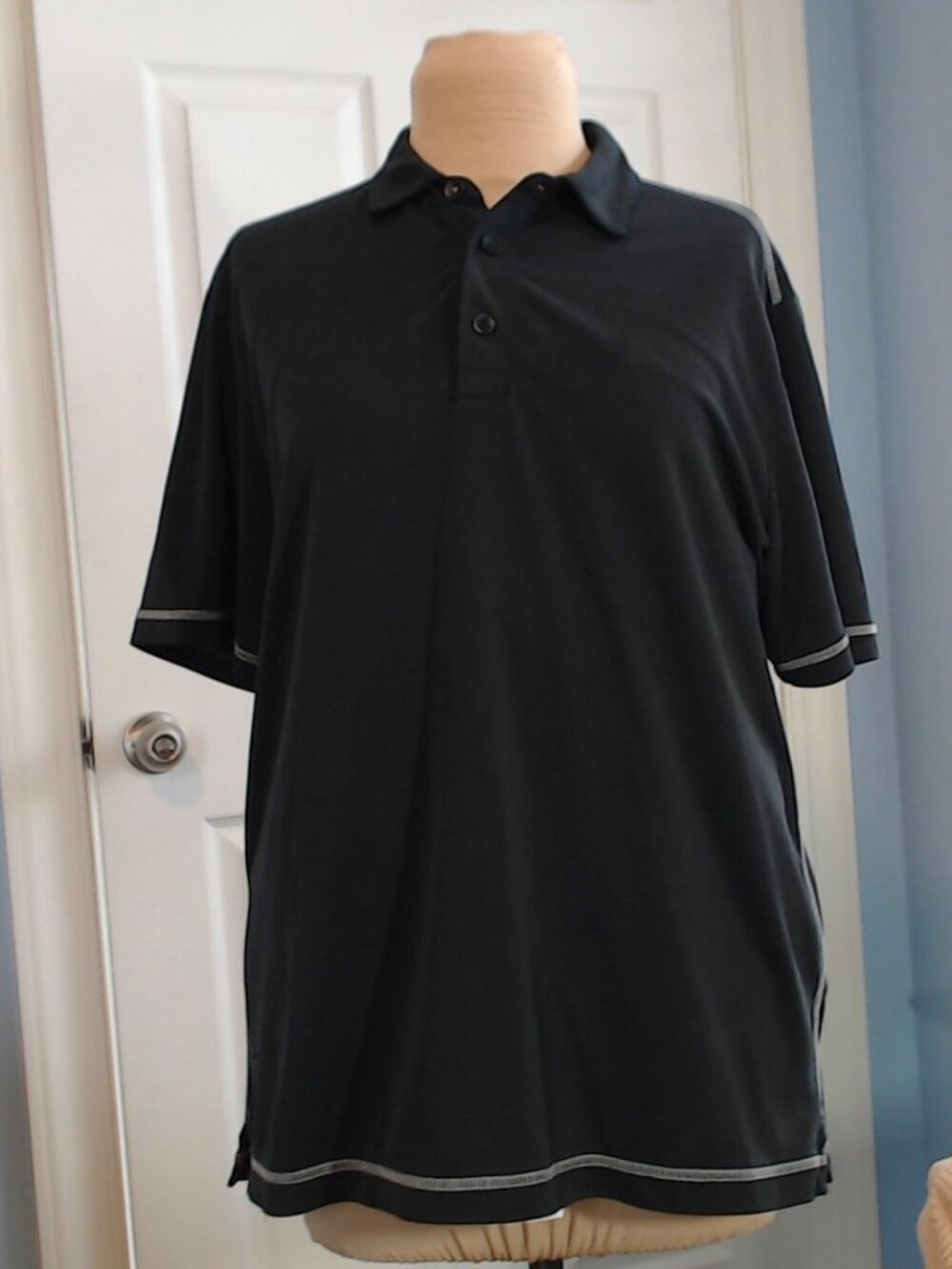 Tommy Bahama Island Zone polo shirt M, denim black